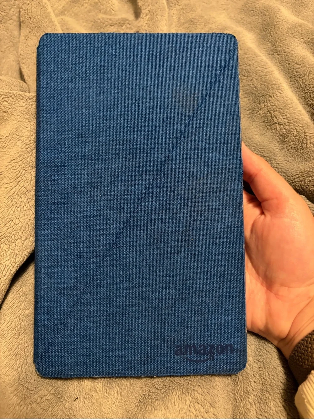 Amazon Blue Tablet with Matching Blue Case